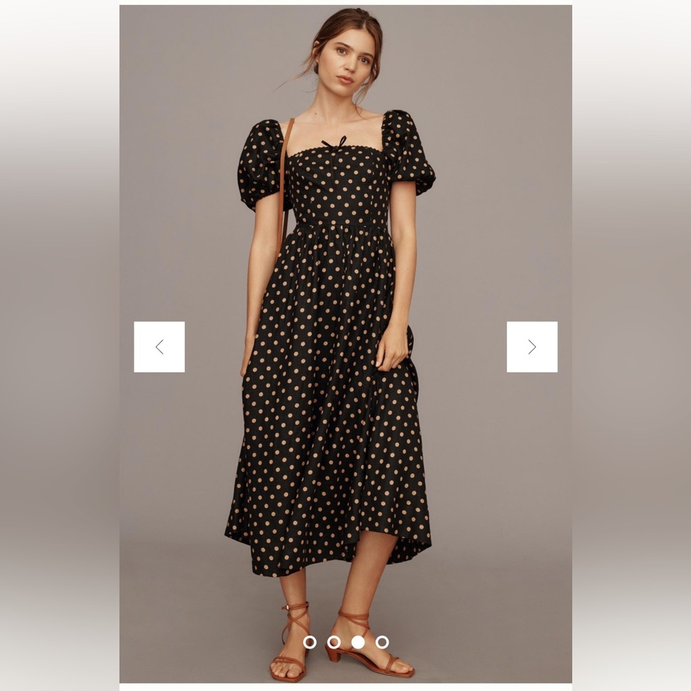 Reformation Marella Linen Midi Dress : NEW!